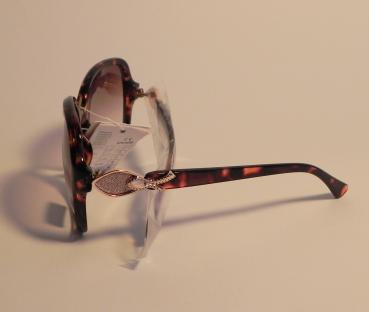 Sonnenbrille leo mit gold und Glitzer